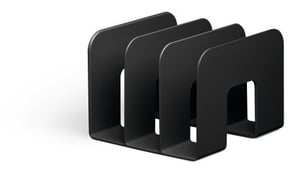 Durable ECO Magazine Rack, Plastic, Black