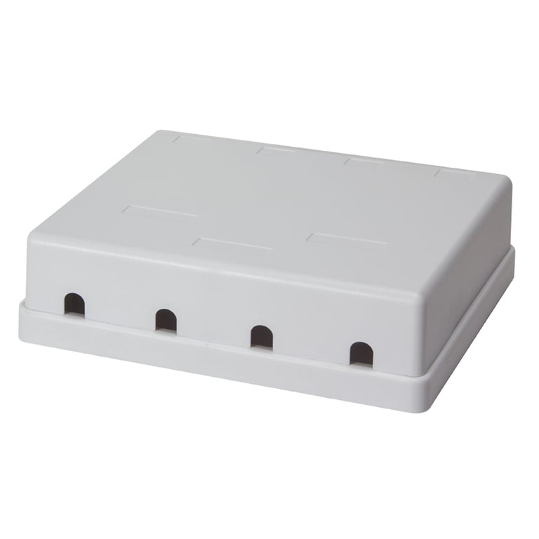 LogiLink NK4034 nakładka na gniazdko elektryczne RJ-45 Biały 1 szt.