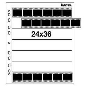 Hama Negative Sleeves, 24 x 36 mm, Glassine matte photo album, 7 sheets.