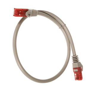 Maclean MCTV-300 S Network Cable, Gray, 0.5 m, Cat6 U/UTP (UTP)