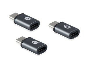 Conceptronic DONN05G adapter för USB 2.0 Type-C till USB 2.0 Micro, svart
