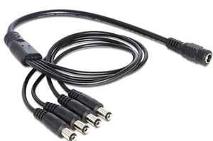 DeLOCK 83287 Netzkabel, schwarz, 0,5 m