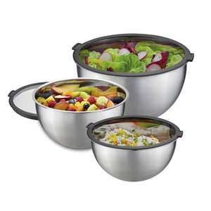 GEFU 89430 Round Food Storage Container Set, 8 L, Stainless Steel, 1 pc.