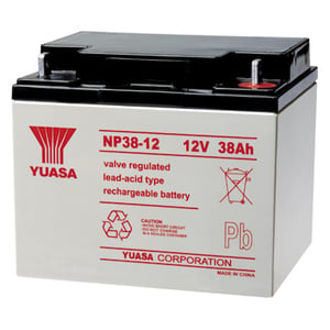Yuasa NP38-12 Lead-Acid (VRLA) Battery, 12 V