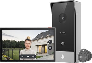 EZVIZ HP5 Video Doorbell 17.8 cm (7") Black, Silver