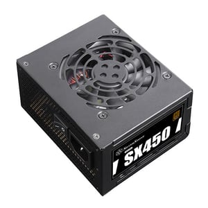 Silverstone SX450-B 450 W Power Supply Module, 24-pin ATX SFX, Black