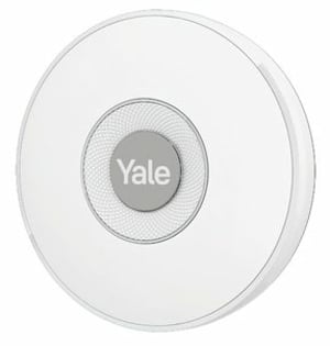 Yale Indoor Siren Syrena bezprzewodowa Wewnętrzna Szary, Biały