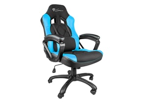 GENESIS SX33 Gamingfåtölj Klädd sits Svart, Blå