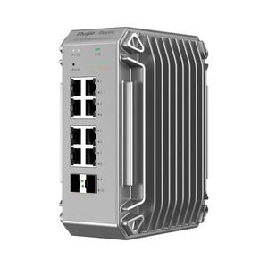 Ruijie Networks RG-NIS3100-8GT2SFP-HP przełącznik sieciowy Zarządzany L2 Gigabit Ethernet (10/100/1000) Obsługa PoE Szary