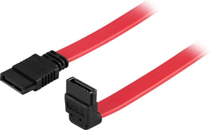 Deltaco SATA-03A kabel SAS 0,3 m Niebieski