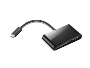 Lenovo GX91L84354 USB 3.2 Gen 1 (3.1 Gen 1) Type-C Hubs and Concentrators, 625 Mbit/s, Black