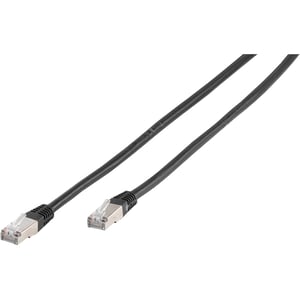 Vivanco 45316 nätverkskabel, svart, 2 m, Cat6 F/UTP (FTP)