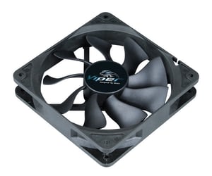 Akasa Viper PC-Gehäuse, 12-cm-Lüfter, schwarz