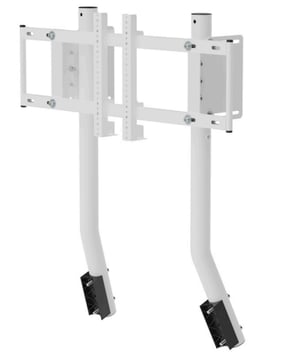 Oplite OP-SMS-GTRESW uchwyt / stojak do monitorów 144,8 cm (57") Pręt Biały