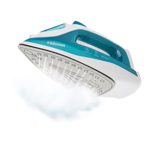 Tristar ST-8300 Iron Steam Iron Ceramic Soleplate 2000 W Turquoise, White