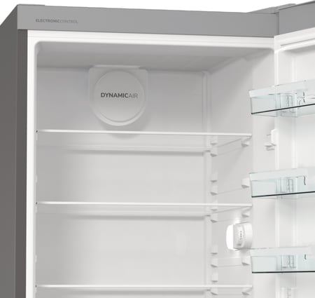 Gorenje R619EES5 lodówka Wolnostojący 398 l Szary, Metaliczny