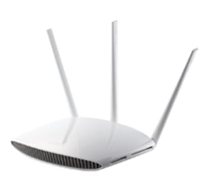 Edimax BR-6208AC Fast-Ethernet-Dualband-WLAN-Router (2,4 GHz/5 GHz) Grau