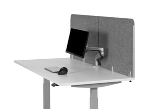 BakkerElkhuizen BE Safety Screen, back, Light Gray