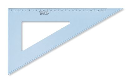 Staedtler Mars 567 Linijka biurkowa 310 mm Plastik Niebieski, Przezroczysty 1 szt.