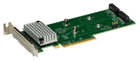 Supermicro AOC-SLG4-2H8M2 kontroler RAID PCI Express x8 4.0 16 Gbit/s