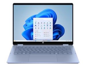 HP OmniBook 5 Flip 14-fp0004nw Intel Core 5 120U Hybryda (2w1) 35,6 cm (14") Ekran dotykowy 2K 16 GB LPDDR5-SDRAM 512 GB SSD Wi-Fi 6 (802.11ax) Windows 11 Home Niebieski