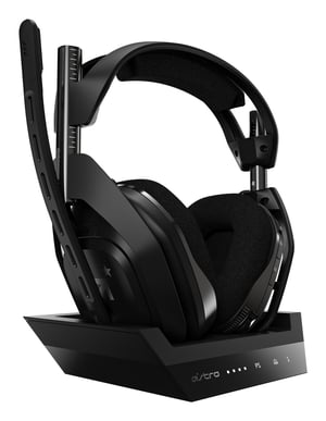 ASTRO Gaming 939-001676 słuchawki/zestaw słuchawkowy Bezprzewodowy Opaska na głowę Czarny, Szary