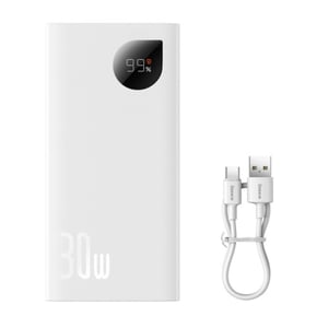Baseus PPAD080002 bank mocy Litowo-polimerowy (LiPo) 10000 mAh Weiß