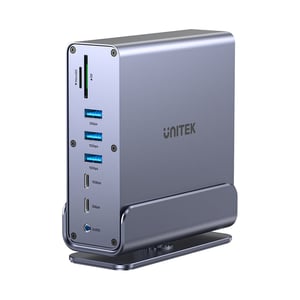 UNITEK D1135AGY01 stacja dokująca Dokujący USB 3.2 Gen 1 (3.1 Gen 1) Type-C Szary