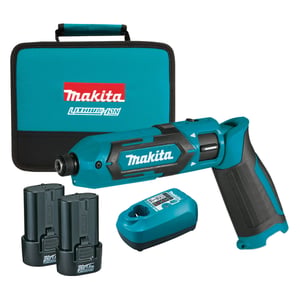 Makita TD022DSE klucz zasilany 1/4" 2450 RPM 25 N·m Czarny, Niebieski 7,2 V