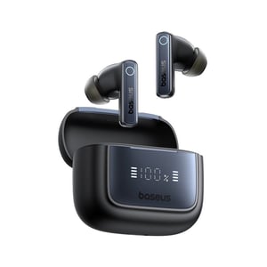 Baseus 35 True Drahtloses In-Ear-Headset für Anrufe/Musik, USB Typ C, Bluetooth, Schwarz