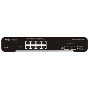 Ruijie Networks RG-NBS3100-8GT2SFP przełącznik sieciowy Zarządzany L2 Gigabit Ethernet (10/100/1000) Czarny