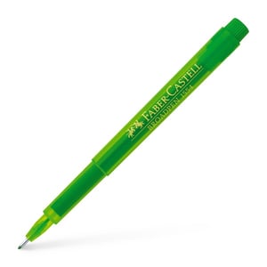 Faber-Castell 155466 finpenna, ljusgrön, 1 st.