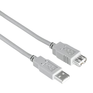 Hama 00200905 USB-Kabel USB 2.0 1,5 m USB A Grau