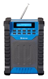 Denver WRD-60 bärbar radio, svart, blå