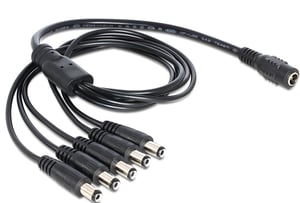 DeLOCK 83288 Netzkabel Schwarz 0,5 m