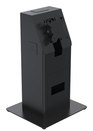 Ergonomic Solutions SpacePole Kiosk SPK401-17 akcesorium do systemów POS Zestaw do kiosku Czarny Metal 75 x 75 mm 100 x 100 mm