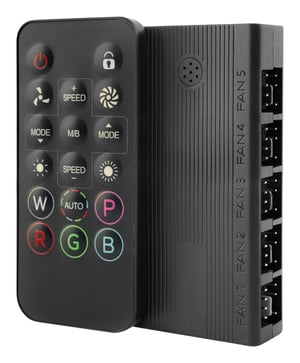 Mars Gaming MFHUB – del/tillbehör till datorers kylsystem. Adresserbar RGB-kontroller