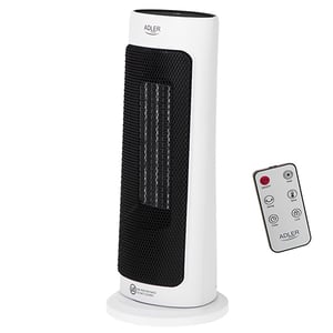 Adler AD 7738 Indoor Heater, White, 2000 W, Electric Fan Space Heater