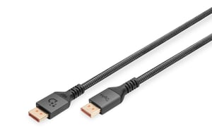 Digitus Kabel połączeniowy DisplayPort 16K, wersja 2.1, 2 m, 80G, czarny