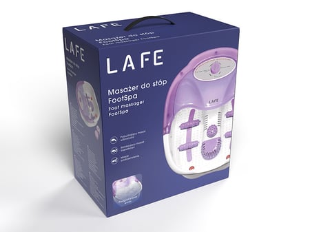Lafe MFS002 masażer Stopa Fioletowy, Biały
