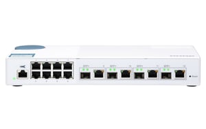 QNAP QSW-M408-4C Managed L2 Gigabit Ethernet (10/100/1000) Network Switch, White