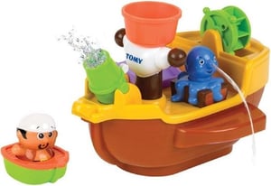 Tomy Toomies Pirate Bath Ship Badbädd, flerfärgad