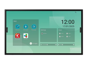 Sharp LM431 Interaktywny płaski panel 109,2 cm (43") LED Wi-Fi 500 cd/m² 4K Ultra HD Czarny Ekran dotykowy Procesor wbudowany Android 14 18/7