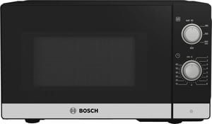 Bosch Serie 2 FFL020MS2 Mikrowelle, Schwarz, Edelstahl, Solo-Mikrowelle für die Arbeitsplatte, 20 l, 800 W