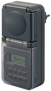Brennenstuhl 1506706 Elektrischer Timer Grau Wochentimer