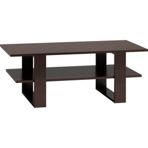 Topeshop SM WENGE COFFEE TABLE Free-form design 2 legs