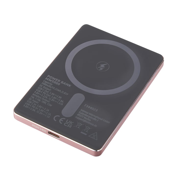 фото Внешний аккумулятор (пауэрбанк) Intenso MW5000 5000 mAh Rose (7344023)