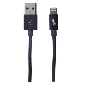 2GO 795600 kabel Lightning 1 m Czarny