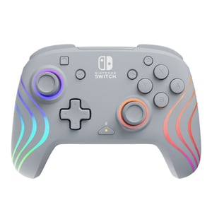 PDP Afterglow Wave Grå USB-gamepad Analog/Digital Nintendo Switch, Nintendo Switch OLED