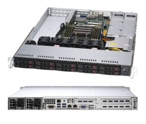 Supermicro A+ Server 1114S-WTRT Socket SP3 Rack (1U) Schwarz